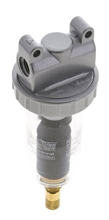 Filtre 5microns G1/4'' 800l/min Auto Polycarbonate Standard 1