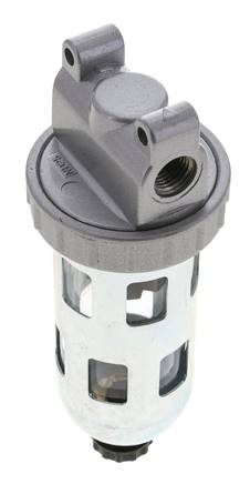 Filtre 5microns G1/4'' 800l/min Cage de Protection Semi-Auto en Polycarbonate Standard 1