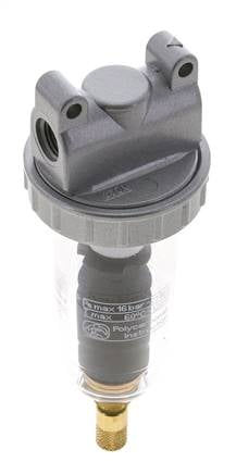 Filtre 5microns G1/4'' 800l/min Auto Polycarbonate Standard 1