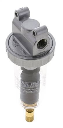 Filtre 5microns G1/4'' 800l/min Auto Polycarbonate Standard 1