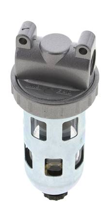 Filtre 5microns G3/8'' 800l/min Semi-Auto Cage de Protection en Polycarbonate Standard 1