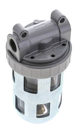 Filtre 40microns G3/8'' 3100l/min Semi-Auto Cage de Protection en Polycarbonate Standard 2