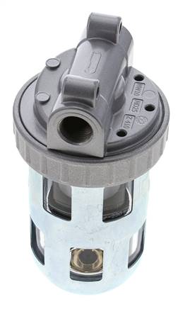 Filtre 40microns G3/8'' 3100l/min Semi-Auto Cage de Protection en Polycarbonate Standard 2