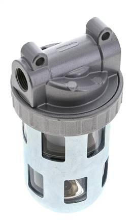Filtre 40microns G3/8'' 3100l/min Semi-Auto Cage de Protection en Polycarbonate Standard 2