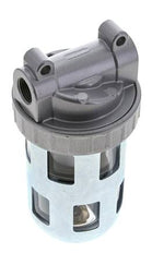 Filtre 40microns G3/8'' 3100l/min Semi-Auto Cage de Protection en Polycarbonate Standard 2