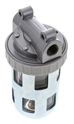 Filtre 40microns G3/8'' 3100l/min Semi-Auto Cage de Protection en Polycarbonate Standard 2