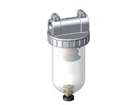 Filtre 40microns G3/8'' 3100l/min Auto Polycarbonate Standard 2