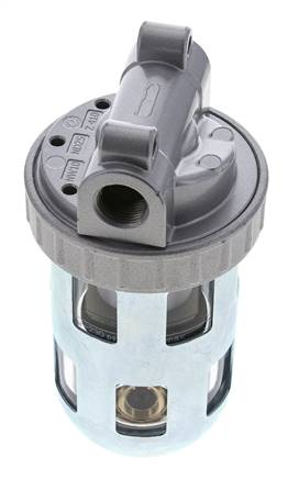Filtre 40microns G3/8'' 3100l/min Semi-Auto Cage de Protection en Polycarbonate Standard 2