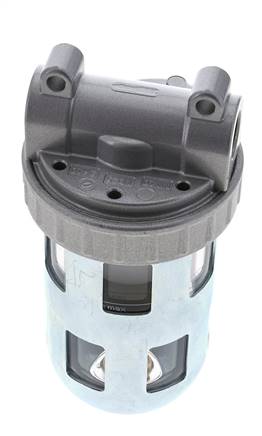 Filtre 40microns G3/8'' 3100l/min Semi-Auto Cage de Protection en Polycarbonate Standard 2