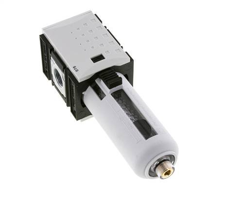 Filtre à charbon actif G3/8'' 470l/min sans drainage Polycarbonate Futura 1
