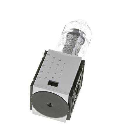 Filtre à charbon actif G1/4'' 470l/min sans drainage Polycarbonate Futura 0