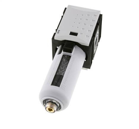 Filtre à charbon actif G3/8'' 470l/min sans drainage Polycarbonate Futura 1
