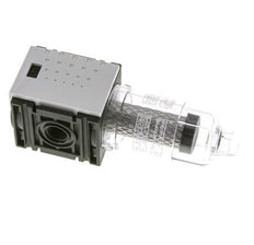 Filtre à charbon actif G1/4'' 470l/min sans drainage Polycarbonate Futura 0