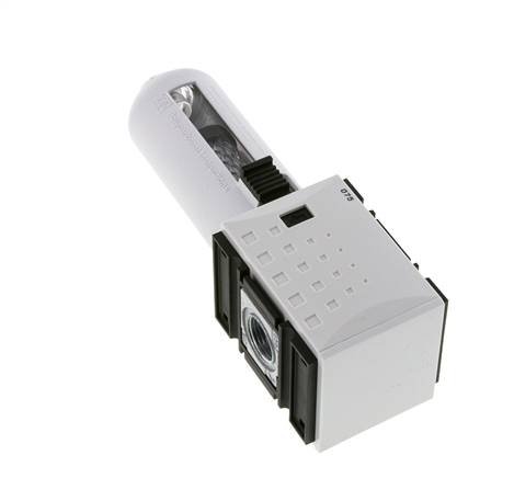 Filtre à charbon actif G3/8'' 470l/min sans drainage Polycarbonate Futura 1