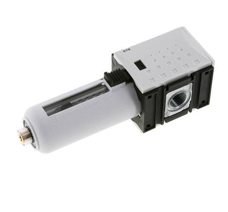 Filtre à charbon actif G3/8'' 470l/min sans drainage Polycarbonate Futura 1