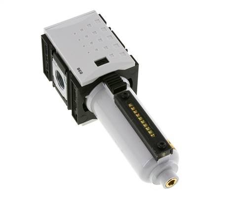 Filtre à charbon actif G3/8'' 470l/min sans drainage Métal Futura 1
