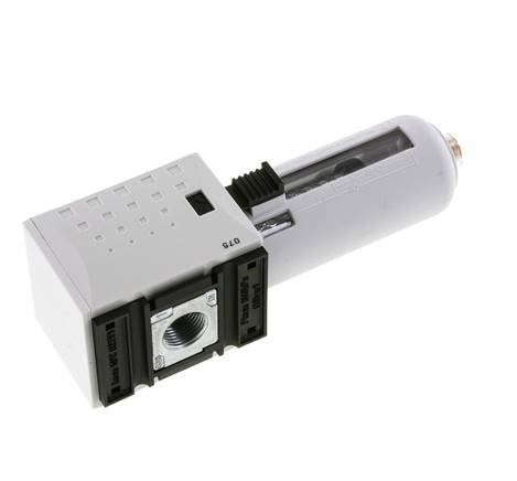 Filtre à charbon actif G3/8'' 470l/min sans drainage Polycarbonate Futura 1