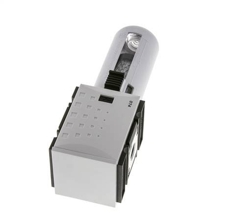 Filtre à charbon actif G1/4'' 470l/min sans drainage Polycarbonate Futura 1