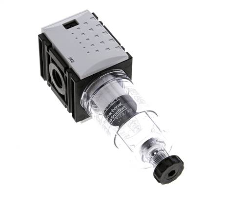 Pré-filtre 0,3 microns G1/4'' 140l/min Semi-Auto Polycarbonate Futura 0