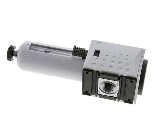 Pré-filtre 0.3microns G3/8'' 300l/min Semi-Auto Polycarbonate Futura 1