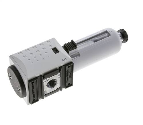 Pré-filtre 0.3microns G3/8'' 300l/min Semi-Auto Polycarbonate Futura 1