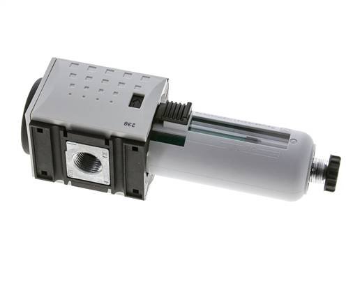 Microfiltre 0.01microns G3/8'' 350l/min Semi-Auto Polycarbonate Futura 1