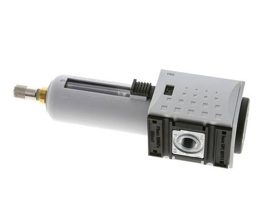 Microfiltre 0.01microns G1/4'' 350l/min Auto (Fermé sans pression) Polycarbonate Futura 1