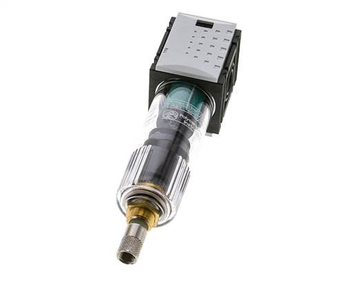 Microfiltre 0.01microns G1/4'' 190l/min Auto (Fermé sans pression) Polycarbonate Futura 0