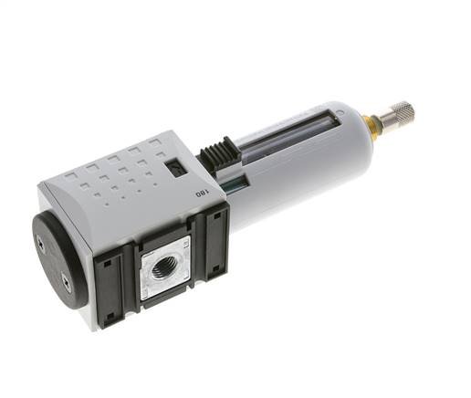 Microfiltre 0.01microns G1/4'' 350l/min Auto (Fermé sans pression) Polycarbonate Futura 1