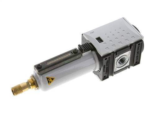 Microfiltre 0.01microns G1/4'' 350l/min Auto Metal Futura 1