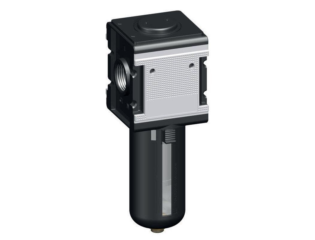 Filtre à charbon actif G1'' 3000l/min Cage de protection semi-automatique Polycarbonate Multifix 4