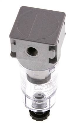 Pré-filtre 0.3microns G1/8'' 130l/min Semi-Auto Polycarbonate Multifix 0