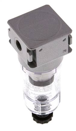 Pré-filtre 0.3microns G1/8'' 130l/min Semi-Auto Polycarbonate Multifix 0