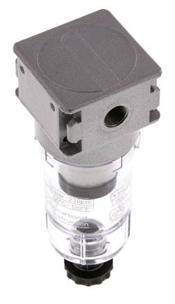 Pré-filtre 0.3microns G1/8'' 130l/min Semi-Auto Polycarbonate Multifix 0
