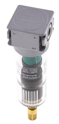 Microfiltre 0.01microns G1/8'' 230l/min Auto Polycarbonate Multifix 0