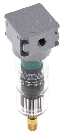 Microfiltre 0.01microns G1/8'' 230l/min Auto Polycarbonate Multifix 0