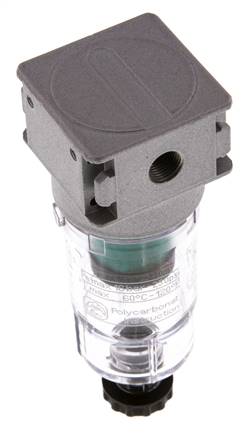 Microfiltre 0.01microns G1/8'' 230l/min Semi-Auto Polycarbonate Multifix 0