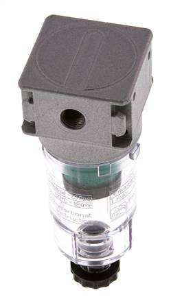 Microfiltre 0.01microns G1/8'' 230l/min Semi-Auto Polycarbonate Multifix 0