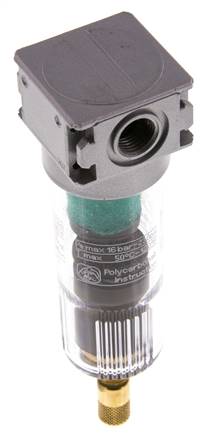 Microfiltre 0.01microns G1/4'' 450l/min Auto Polycarbonate Multifix 0