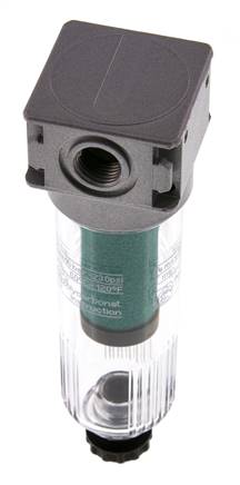 Microfiltre 0.01microns G1/4'' 450l/min Semi-Auto Polycarbonate Multifix 0