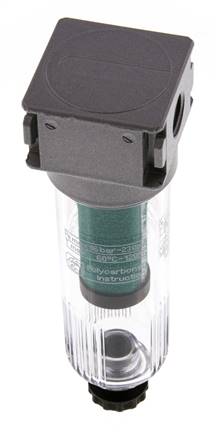 Microfiltre 0.01microns G1/4'' 450l/min Semi-Auto Polycarbonate Multifix 0