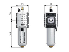 Lubrificateur G1/2'' Métal Futura 2