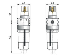 Lubrificateur Micro Oil-Fog G1/4'' Multifix 0