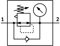 Festo Régulateur De Pression G1/8'' 0.3-7bar 1150l/min - 529424