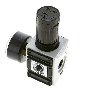 Régulateur de pression de précision pour assemblage de collecteur G1/4''&3/8'' 2500l/min 0.5-16.0bar/7-232psi PA Futura 1