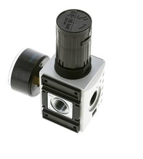 Régulateur de pression de précision pour assemblage de collecteur G1/4''&3/8'' 2500l/min 0.5-16.0bar/7-232psi PA Futura 1