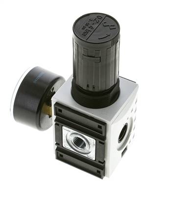 Régulateur de pression de précision pour assemblage de collecteur G1/4'' 2000l/min 0.2-4.0bar/3-58psi PA Futura 1
