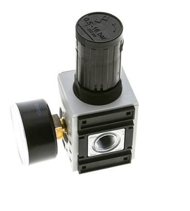 Régulateur de pression de précision pour assemblage de collecteur G1/4''&3/8'' 2500l/min 0.5-16.0bar/7-232psi PA Futura 1