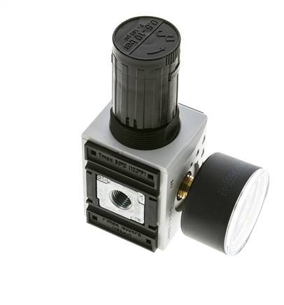 Régulateur de pression de précision pour assemblage de collecteur G1/4'' 2000l/min 0.5-10.0bar/7-145psi PA Futura 1