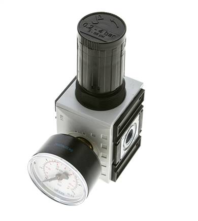 Régulateur de pression de précision pour assemblage de collecteur G1/4'' 2000l/min 0.2-4.0bar/3-58psi PA Futura 1
